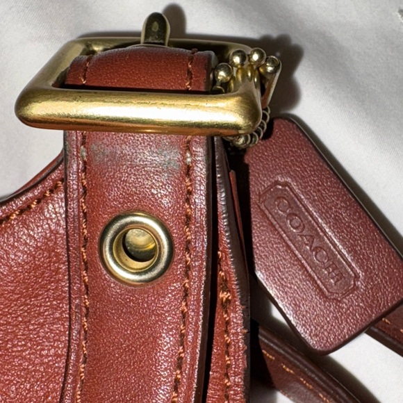 Coach saddle brown bag - Picture 9 of 11